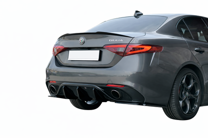 💕ART. 0232 SPOILER ALFA  ROMEO GIULIA NERO LUCIDO LOOK MAXTON💕
