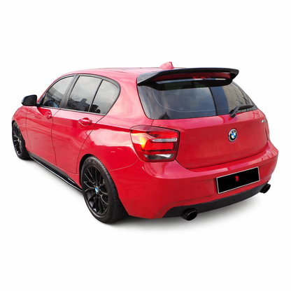 💕ART. 0095 SPOILER BMW SERIE 1 F20 F21 2011-2019 NERO  LUCIDO💕