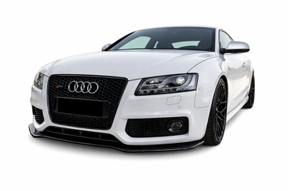 💕ART. 0891 SPLITTER AUDI A5 2007-2011 SLINE S5 NERO  LUCIDO 💕
