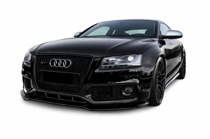 💕ART. 0891 SPLITTER AUDI A5 2007-2011 SLINE S5 NERO  LUCIDO 💕