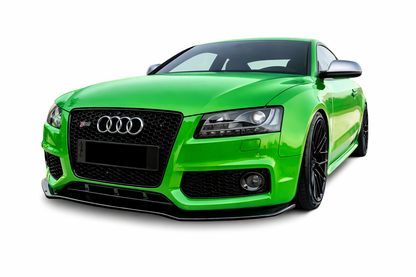 💕ART. 0891 SPLITTER AUDI A5 2007-2011 SLINE S5 NERO  LUCIDO 💕