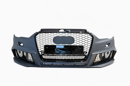 💕ART. 0812 PARAURTI ANTERIORE AUDI A3 8V 2012-2016 LOOK RS3 + GRIGLIA QUATTRO💕