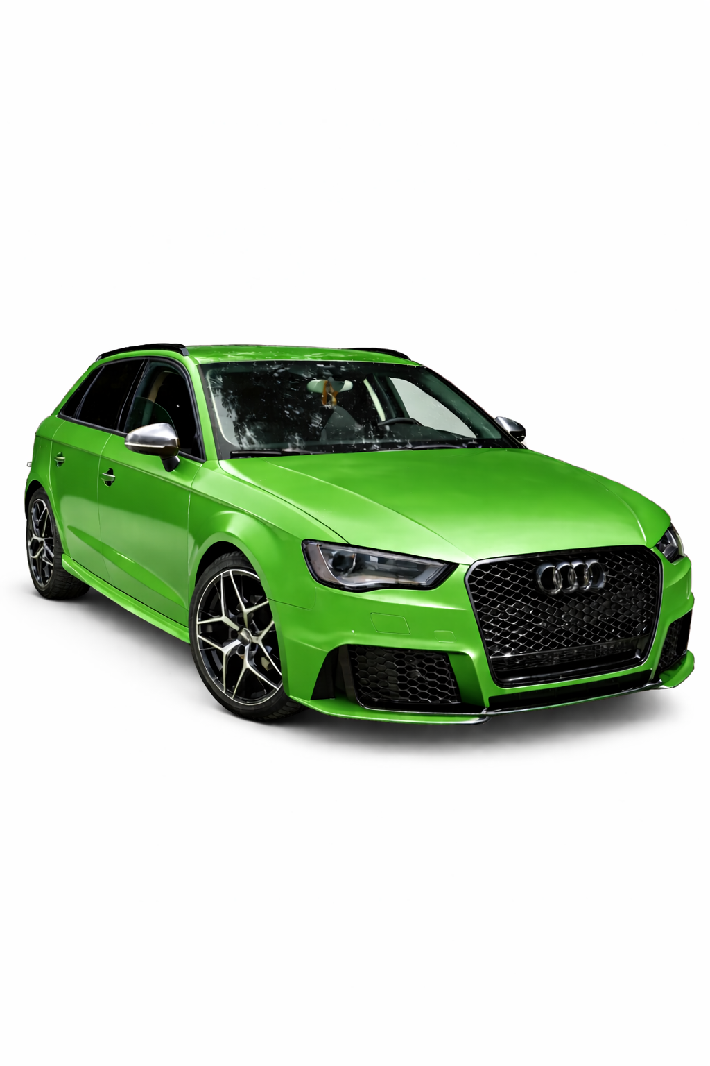 💕ART. 0812 PARAURTI ANTERIORE AUDI A3 8V 2012-2016 LOOK RS3 + GRIGLIA QUATTRO💕