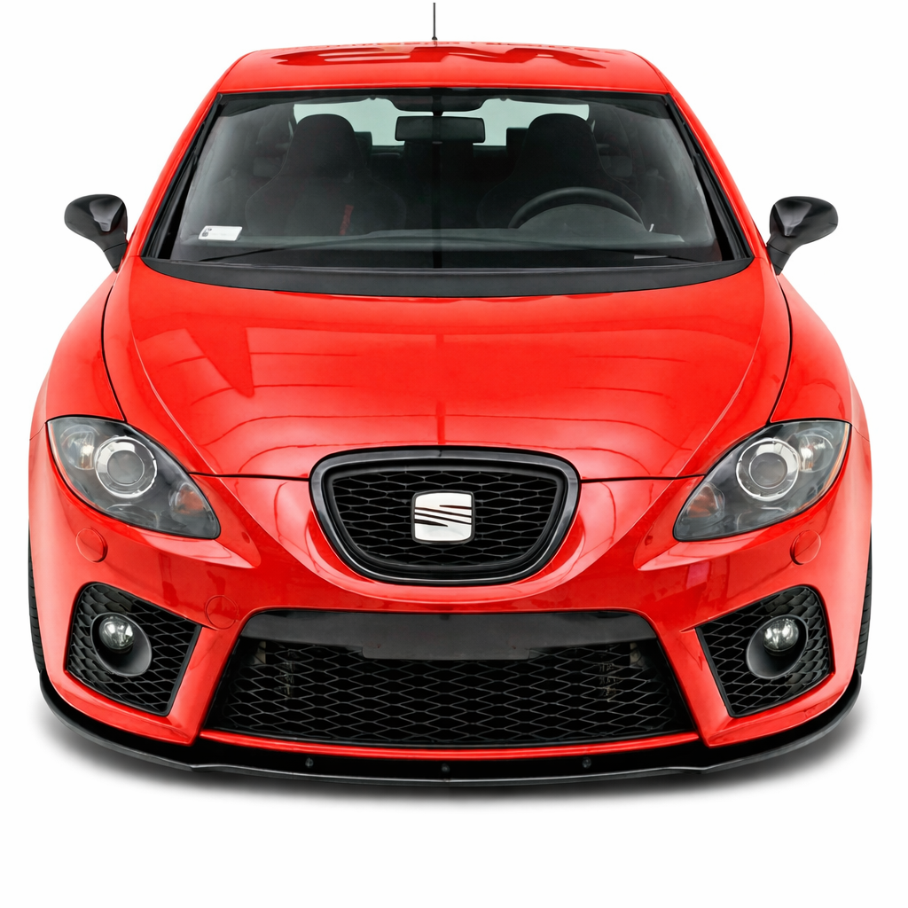 💕ART.9292 Splitter Seat Leon Mk2 2005+ FR nero lucido 💕