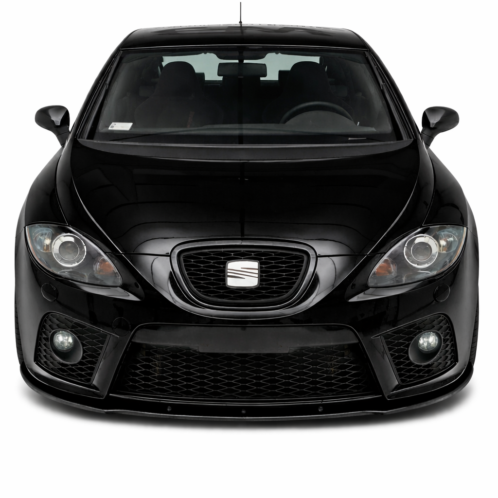 💕ART.9292 Splitter Seat Leon Mk2 2005+ FR nero lucido 💕