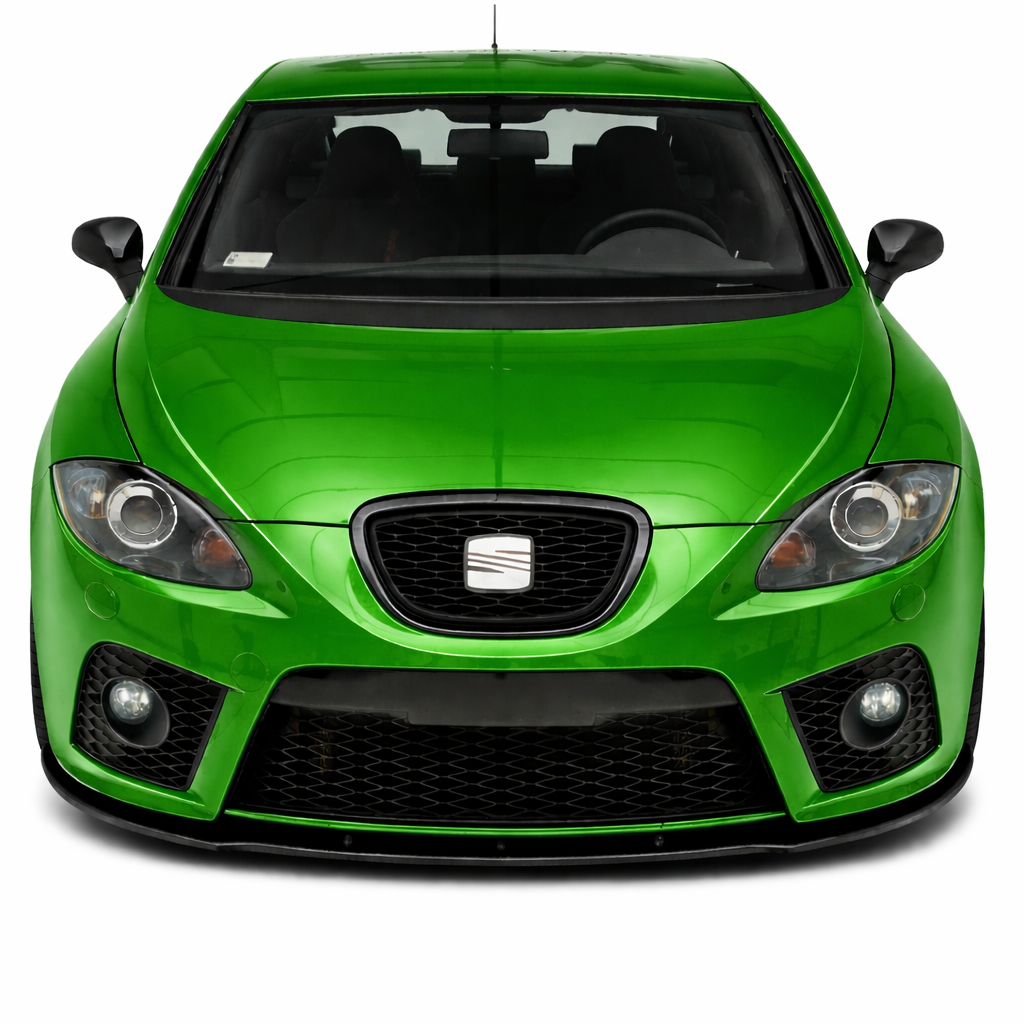 💕ART.9292 Splitter Seat Leon Mk2 2005+ FR nero lucido 💕