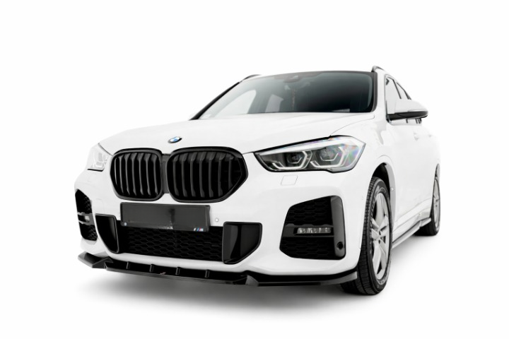 💕ART.9296 SPLITTER   BMW X1 F48 2016+NERO LUCIDO 💕