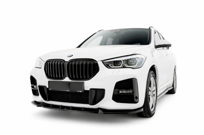 💕ART.9296 SPLITTER   BMW X1 F48 2016+NERO LUCIDO 💕
