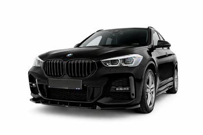 💕ART.9296 SPLITTER   BMW X1 F48 2016+NERO LUCIDO 💕