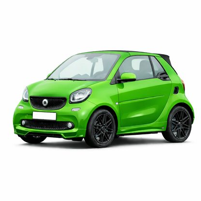 💕 ART. 1752 MINIGONNE SMART 453 FORTWO ABS LOOK BRABUS NERO LUCIDE💕