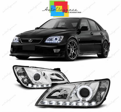 💕 Fari Anteriori Adatto per Lexus IS 01-05 LED Daylight Cromati 💕