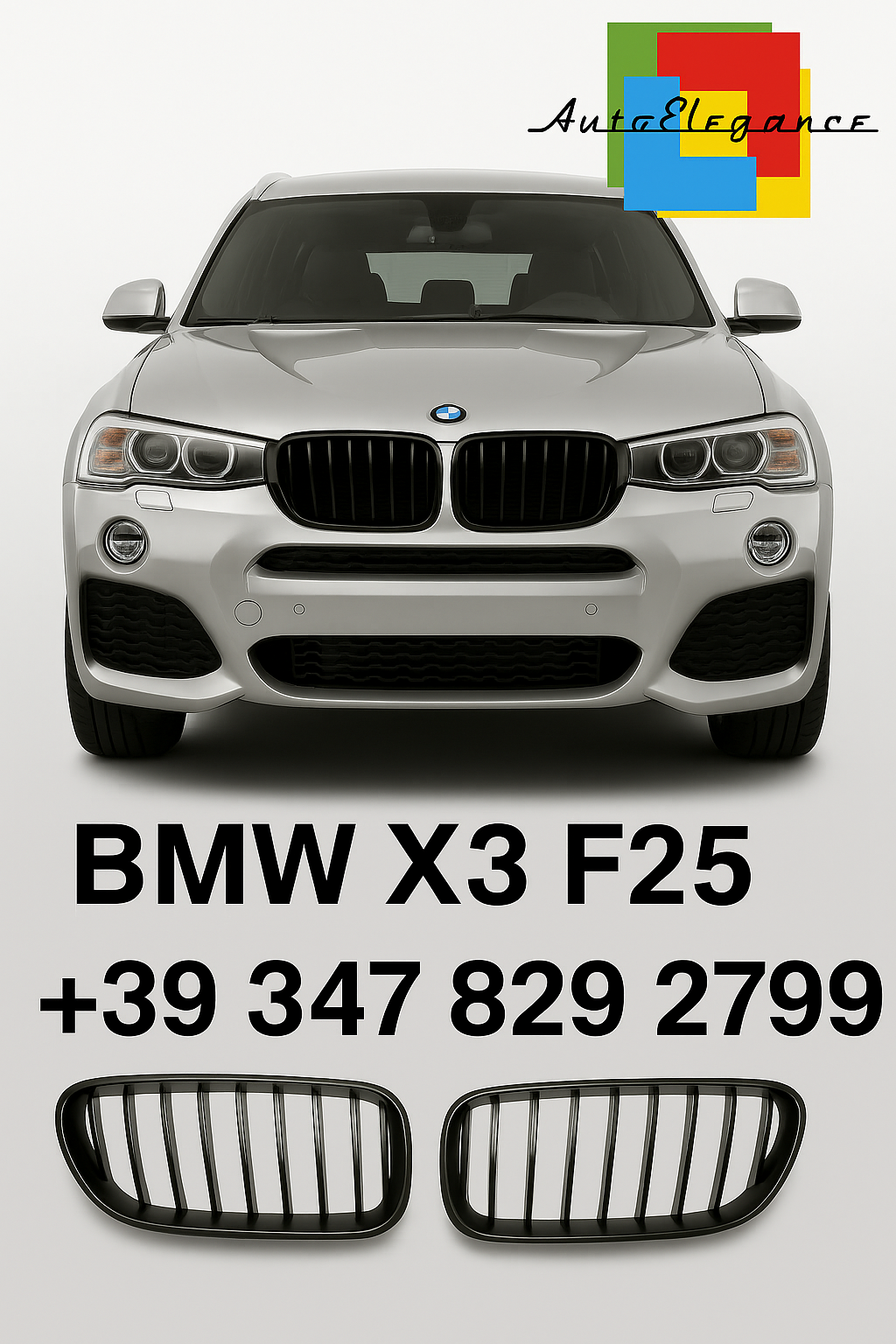 ⭐Calandra Sportiva – BMW X3 F25 pre-LCI (2010–2014)⭐