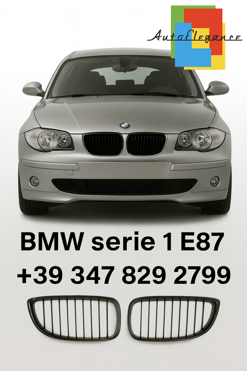 ⭐Griglia Sportiva – BMW Serie 1 E87 (2004–2007)⭐