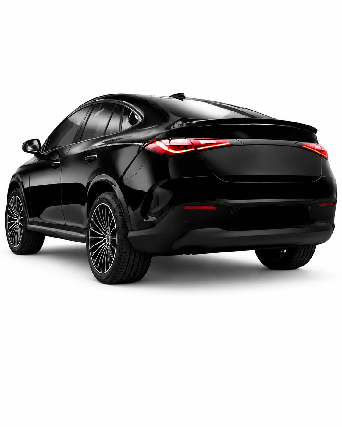 💕 Spoiler Alettone Adatto per Mercedes GLC C254 Coupé 23+ AMG Nero Lucido 💕
