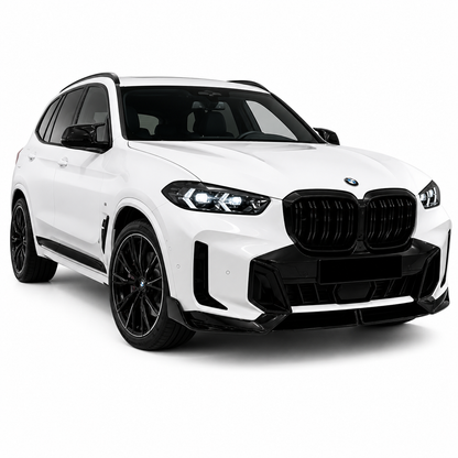 💕 Splitter Anteriore Adatto per BMW X5 G05 LCI 23+ M Sport Nero Lucido 💕