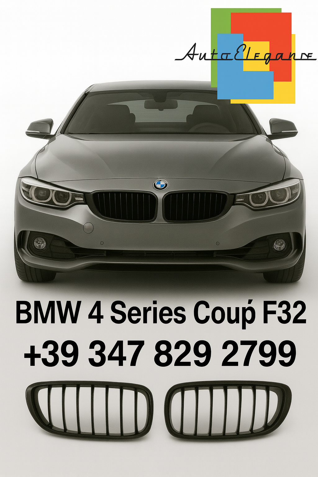 ⭐Griglia Sportiva – BMW F32 F33 F36 F82 F80 (Nero Lucido)⭐