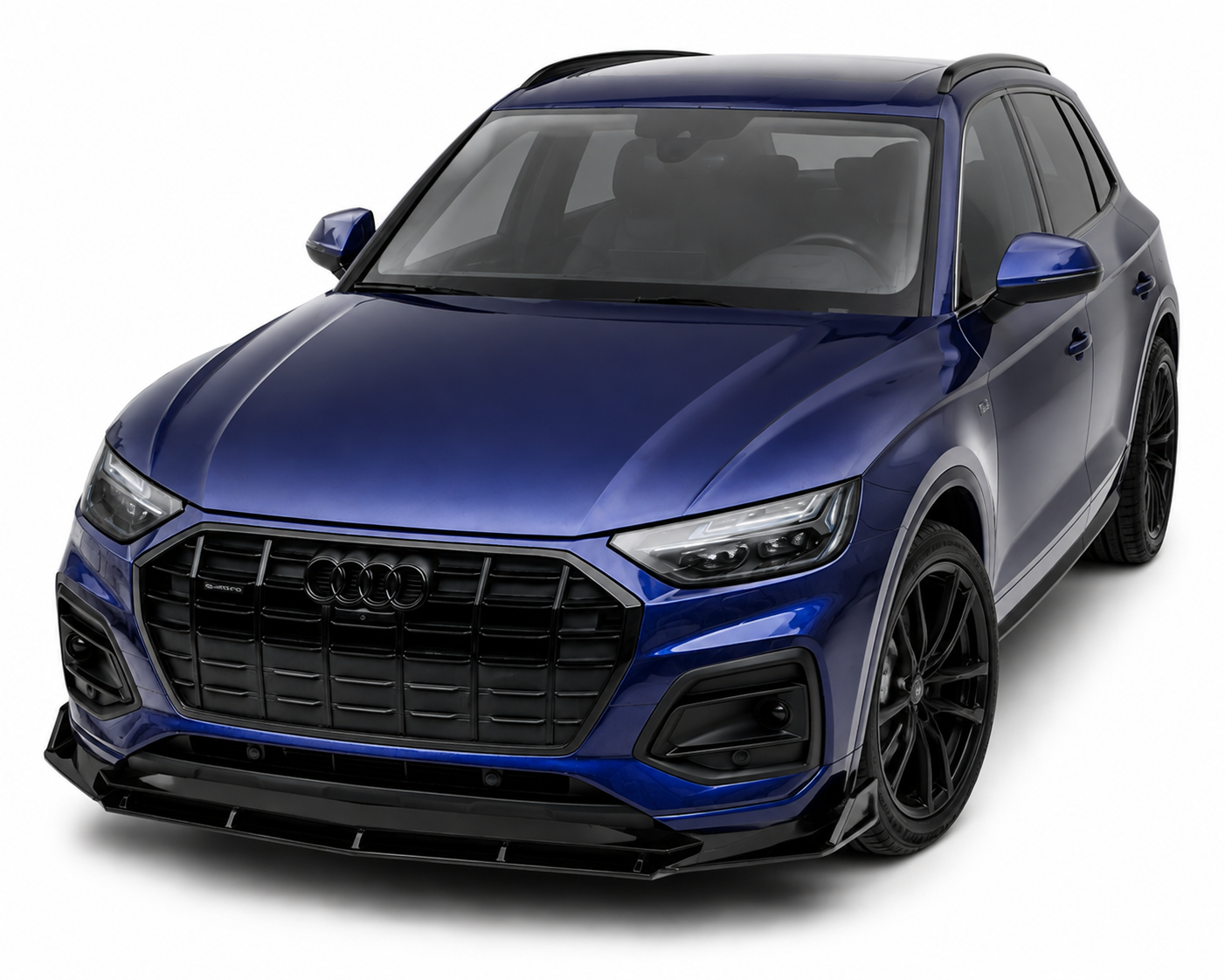 💕 Splitter Anteriore Adatto Per Audi Q5 Sportback 2020-2024Nero Lucido 💕