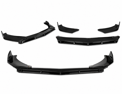 💕 Splitter Anteriore Adatto Per Audi Q5 Sportback 2020-2024Nero Lucido 💕