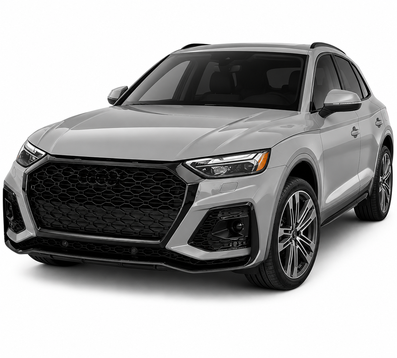 💕 Paraurti Anteriore Adatto per Audi Q5 SQ5 20-25 Sportivo Rennsport Nero 💕