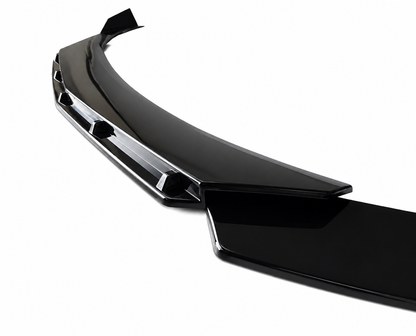 💕 Splitter Anteriore Adatto per Audi A1 GB 18+ Nero Lucido ABS Sport 💕