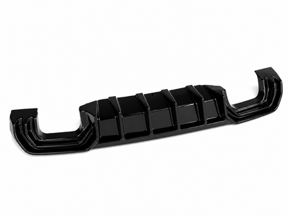 💕ART.2150 DIFFUSORE ADATTTO PER AUDI A3 8V 2012-2016 SLINE S3 NERO LUCIDO 2+2💕