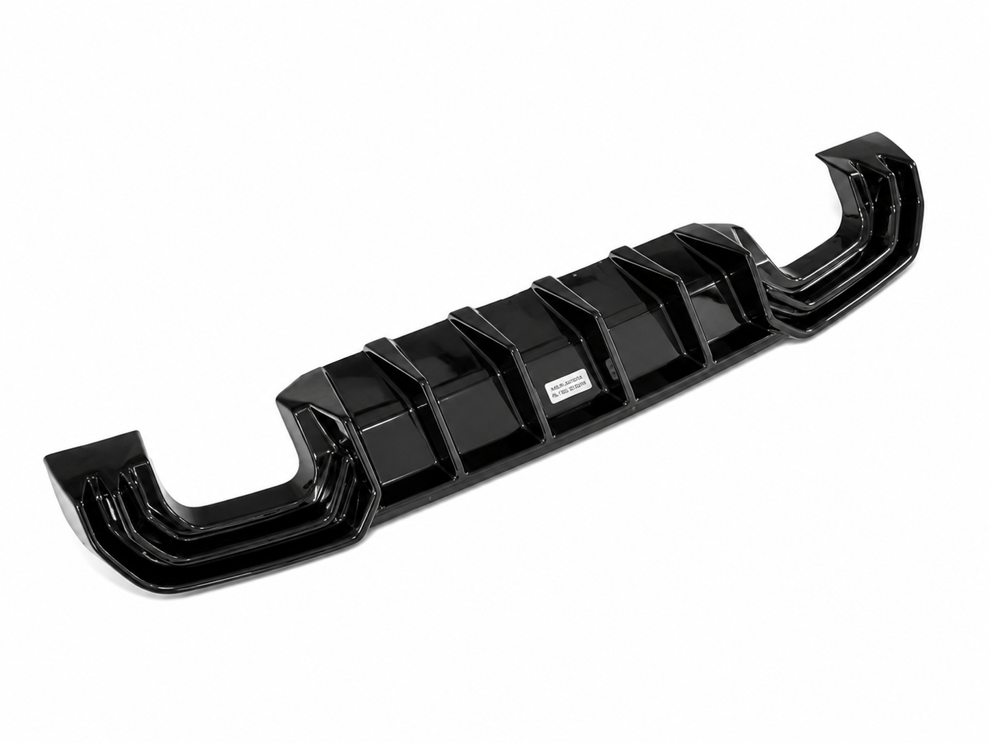 💕ART.2150 DIFFUSORE ADATTTO PER AUDI A3 8V 2012-2016 SLINE S3 NERO LUCIDO 2+2💕