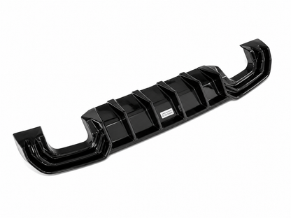 💕ART.2150 DIFFUSORE ADATTTO PER AUDI A3 8V 2012-2016 SLINE S3 NERO LUCIDO 2+2💕