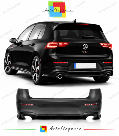💕PARAURTI POSTERIORE VOLKSWAGEN VW GOLF 8 LOOK GTI💕