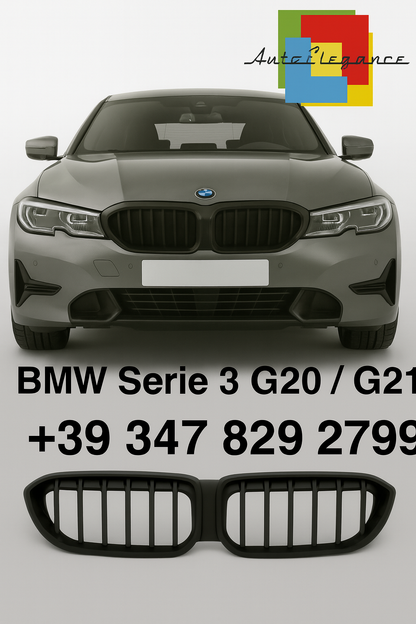 🔥 Griglia Radiatore Sportiva – BMW Serie 3 G20/G21 LCI (dal 07/2022)🔥