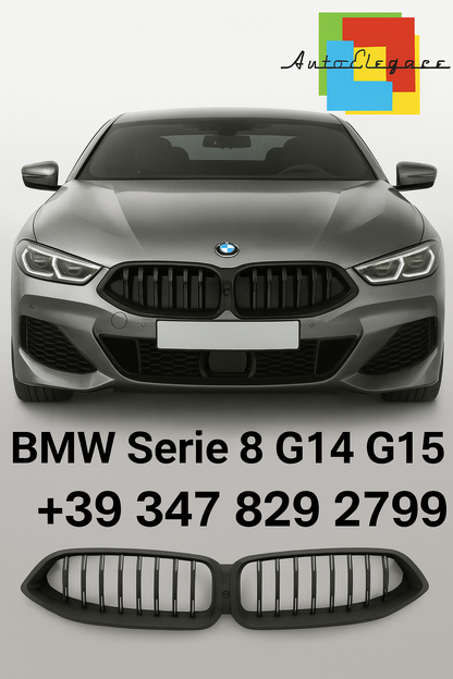 🔥Griglia Sportiva Doppia Spirale – BMW Serie 8 G14 G15 G16 (2018–2022)🔥