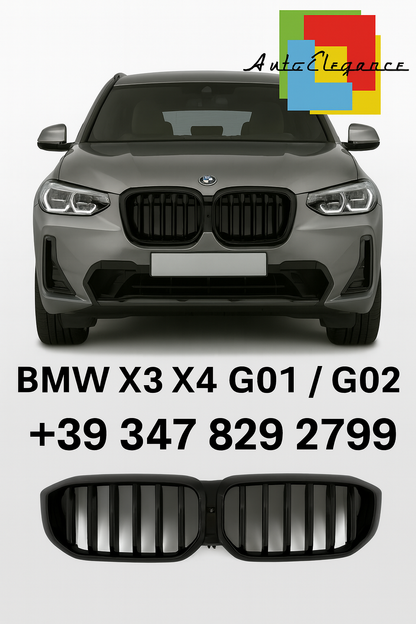 🔥Griglia Radiatore Sportiva – BMW X3 G01 / X4 G02 LCI🔥