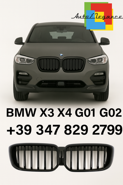 🔥Griglia Radiatore Sportiva – BMW X3 G01 / X4 G02 LCI🔥