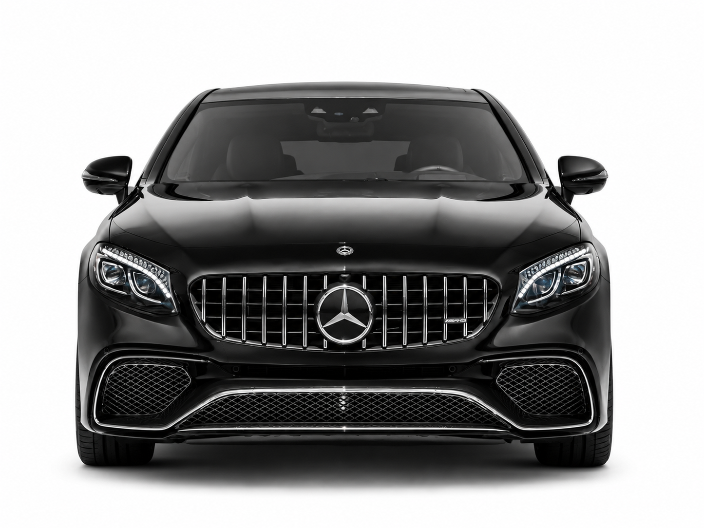 💕 Body Kit Adatto per Mercedes Classe S C217 15-21 S65 Design Nero 💕