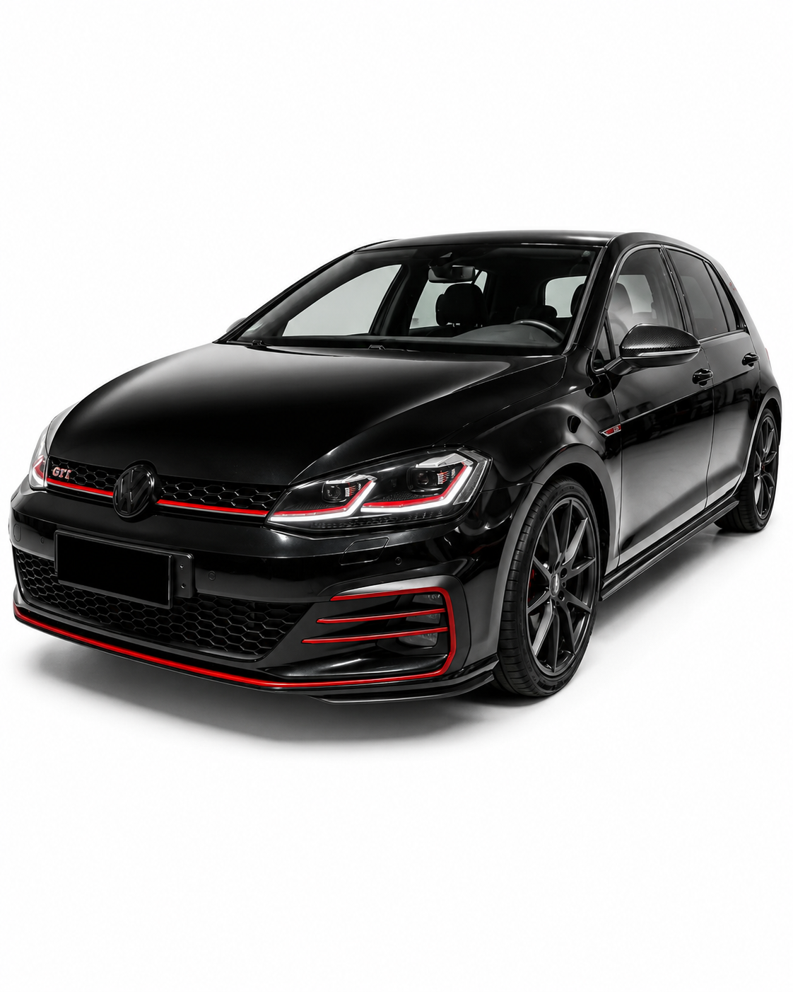 💕 Fari Anteriori Adatto per VW Golf 7.5 17-19 LED DRL Sequenziali Rossi 💕