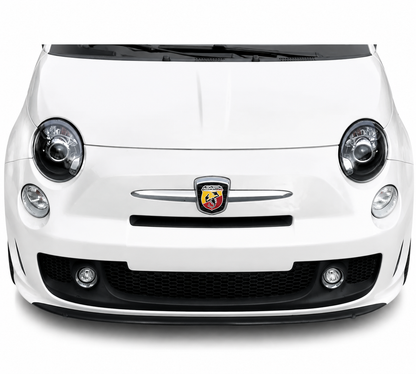 💕ART.0342 FARI ANTERIORI FIAT 500 2007-2015 LENTICOLARI NERI look Abarth💕
