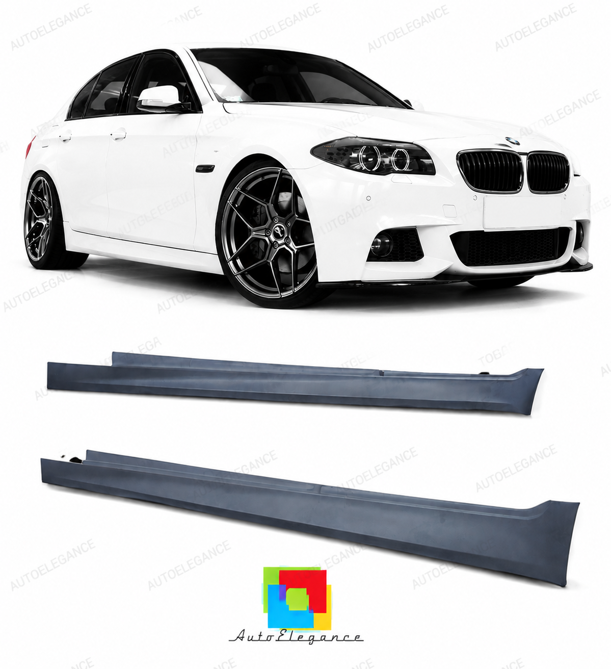 💕MINIGONNE LATERALI BMW F10 F11 LOOK M💕