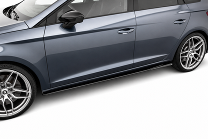 💕 Minigonne Laterali Adatte per Seat Leon MK4 20+ Piano Black 💕