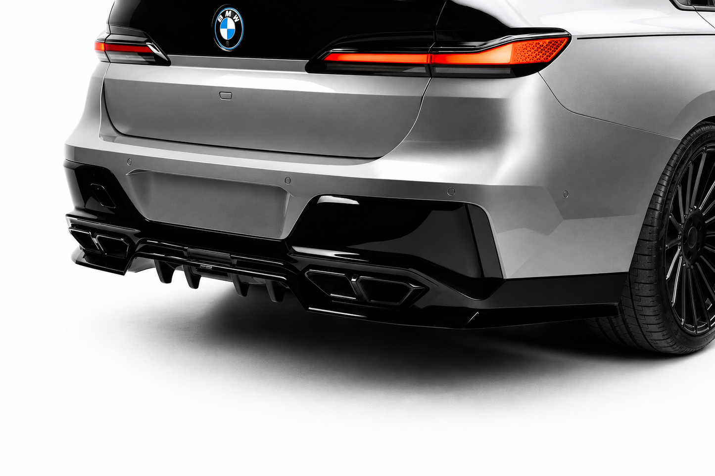💕 Splitter Posteriore Adatto per BMW M760e G70 V.2 Barre Verticali 💕