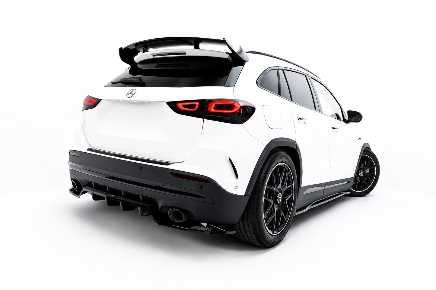 💕 Splitter Posteriore Adatto per Mercedes GLA 35 H247 Facelift 💕