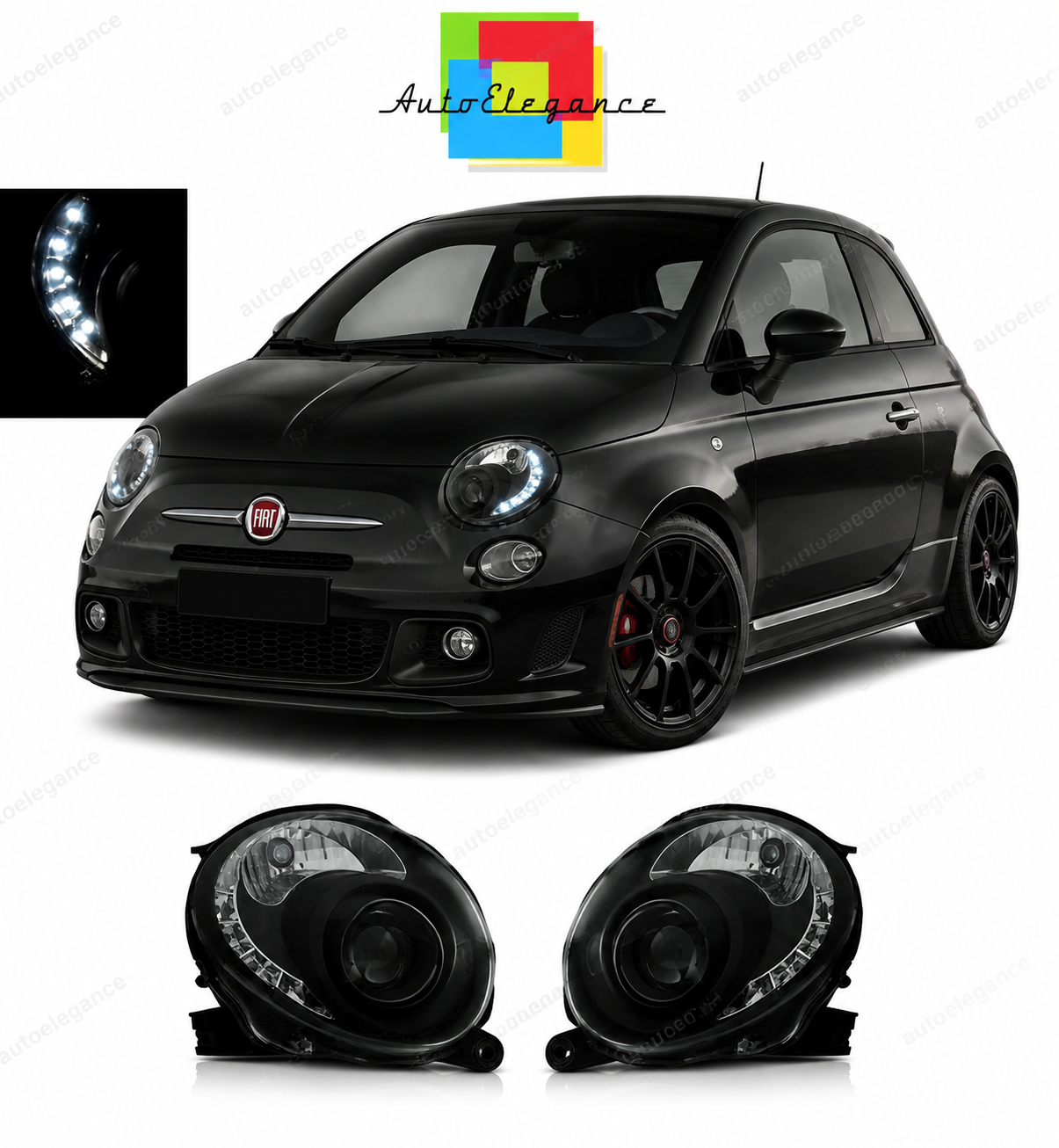 SPLITTER SUITABLE FOR VW GOLF 8 GTI GTD RLINE LOOK GLOSSY BLACK SPORTY DESIGN 