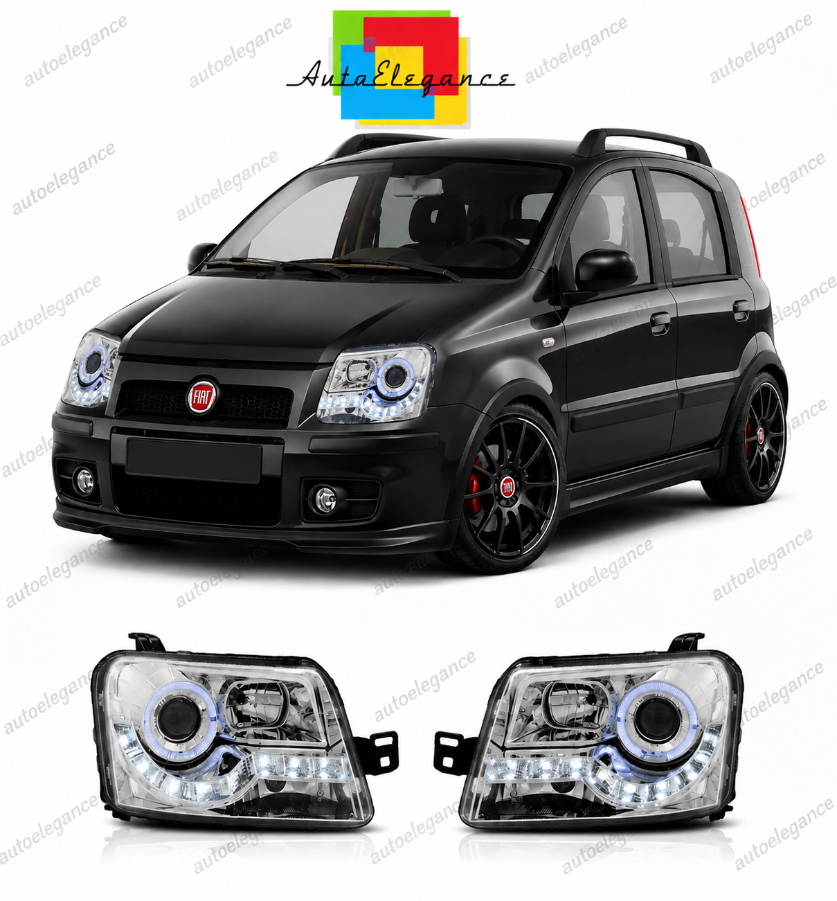 SPLITTER SUITABLE FOR VW GOLF 8 GTI GTD RLINE LOOK GLOSSY BLACK SPORTY DESIGN 