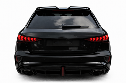 💕ART.8398 DIFFUSORI CON LED Audi A3 Sline  RS3 2025+NERO LUCIDO 💕
