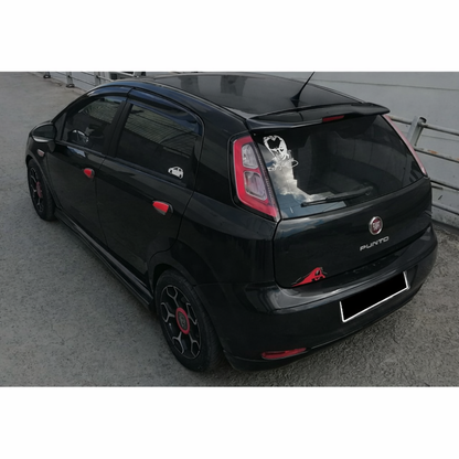 💕ART. 0268 SPOILER FIAT PUNTO PUNTO EVO 2009-2018 NERO LUCIDO 💕