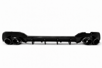 💕ART.2140 DIFFUSORE +TERMINALI BMW SERIE 3 G20 G21 18-22 MSPORT NERO LUCIDO 💕