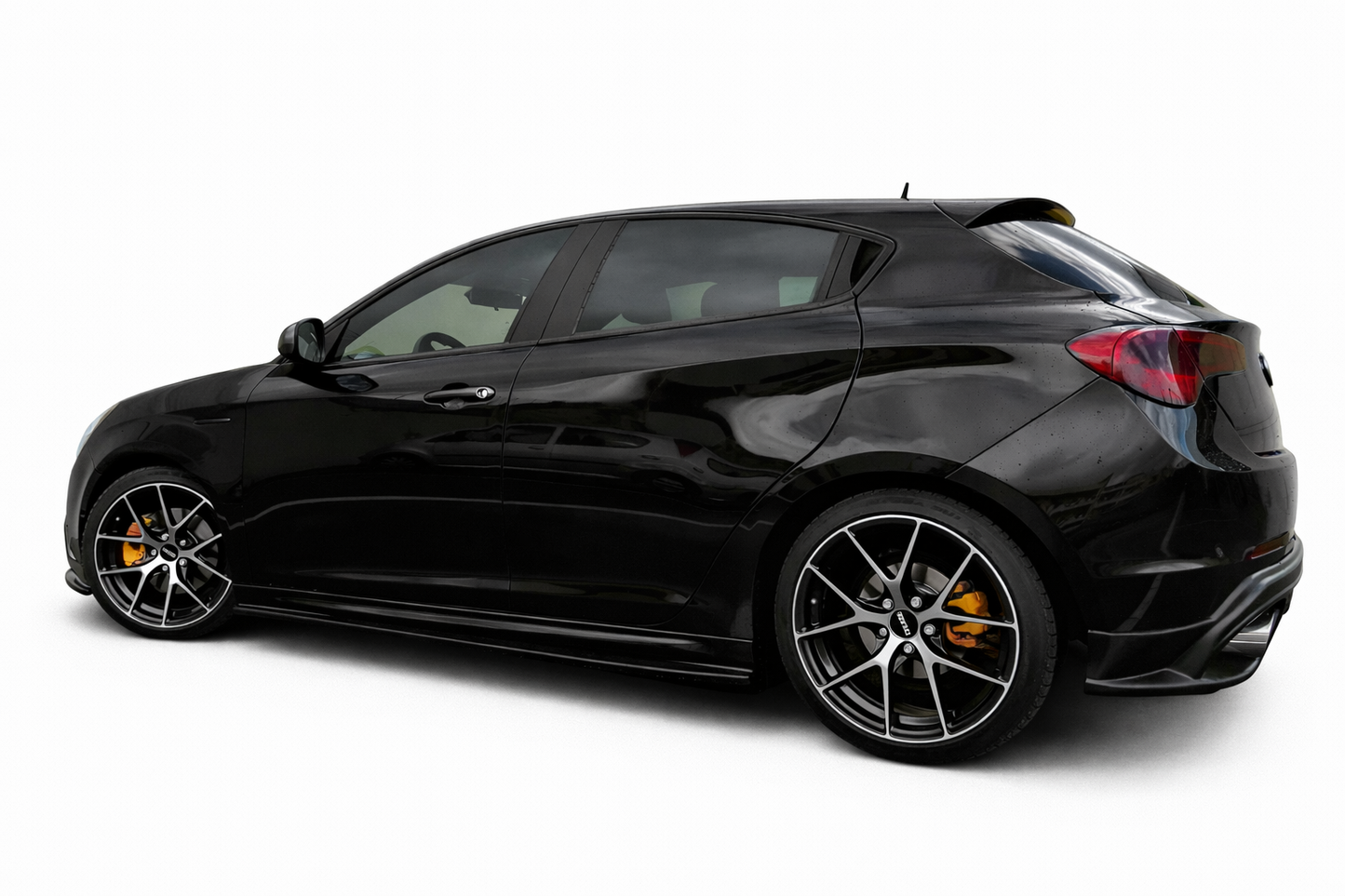 💕ART. 0034 SOTTO MINIGONNE  ALFA ROMEO GIULIETTA  2010-2020 NERO LUCDIO💕