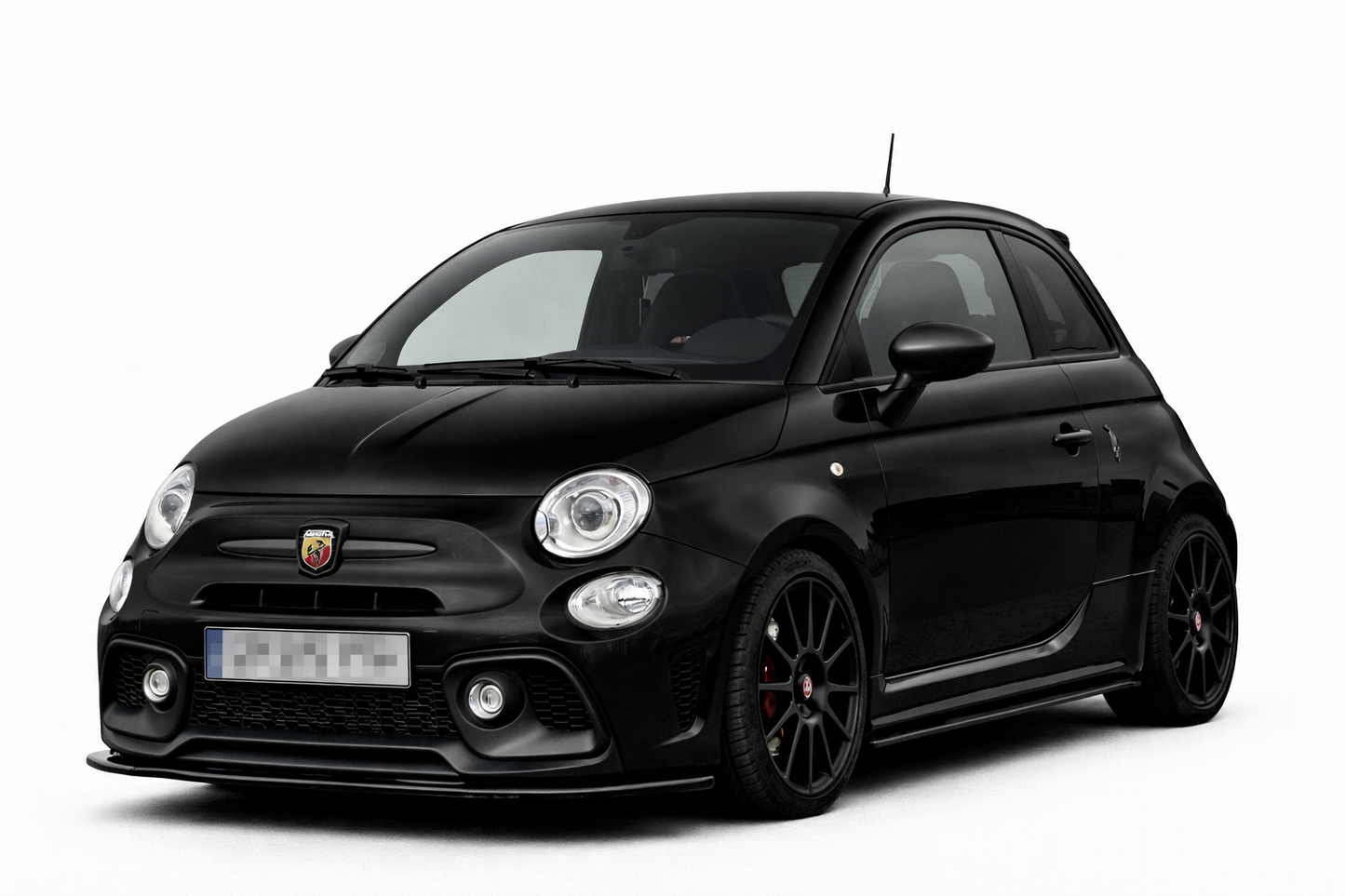 💕ART. 1041 SPLITTER FIAT 500 2009-2015 NERO LUCIDO💕