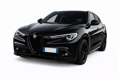💕ART. 0233 SPLITTER ALFA ROMEO STELVIO 2016+ NERO LUCIDO💕