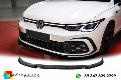 💕SPLITTER ANTERIORE VW Golf Mk8 GTI/GTE/GTD/R-Line (2020–2024) Nero Lucido💕