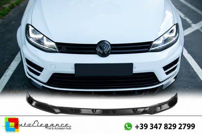 💕SPLITTER ANTERIORE VW Golf Mk7 R (2013–2016) Nero Lucido💕