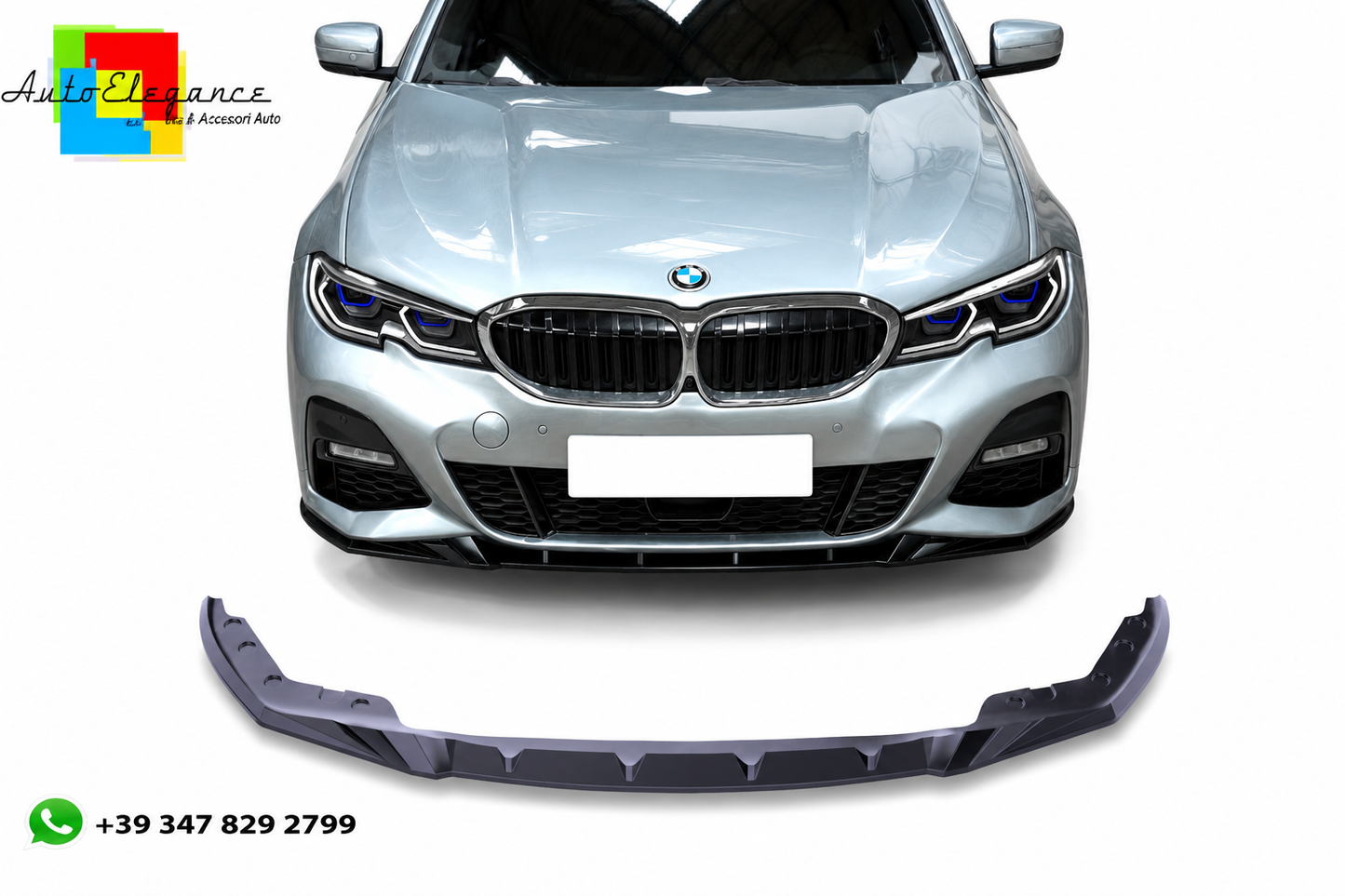 💕SPLITTER ANTERIORE BMW 3 Series G20/G21 M-Sport (2018–2022) Nero Lucido💕